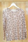 Bobby Mesh Layering Top Leopard Natural